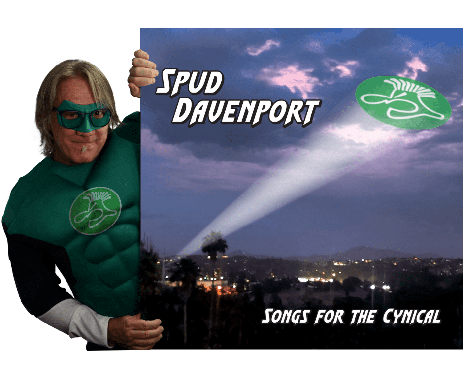 SuperSpud with Album Cover